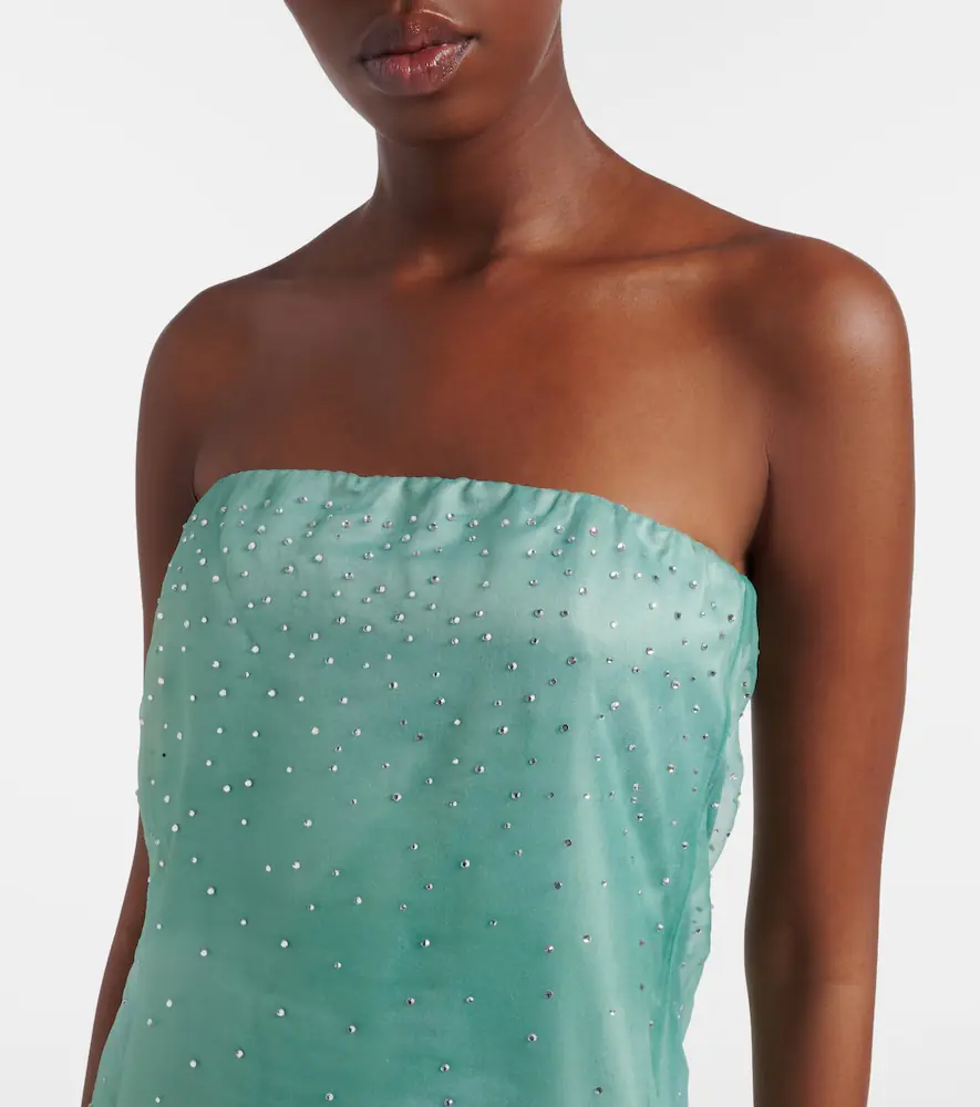 Staud Amara embellished organza maxi dress | Thumbnail 2