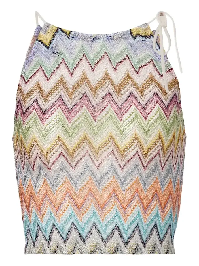 Missoni Zigzag lamé top