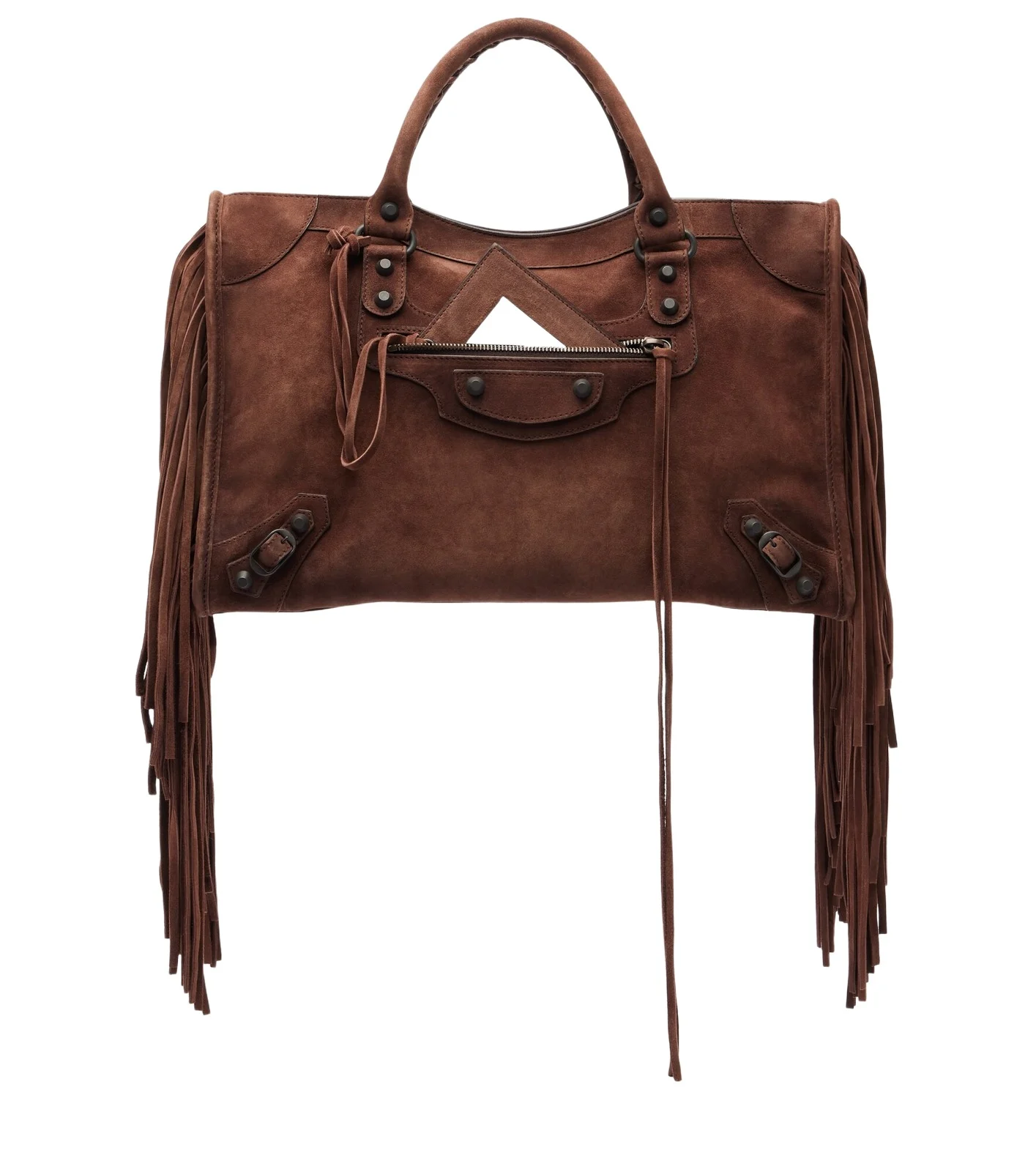 Le City Medium suede top-handle bag Le City Medium suede top-handle bag