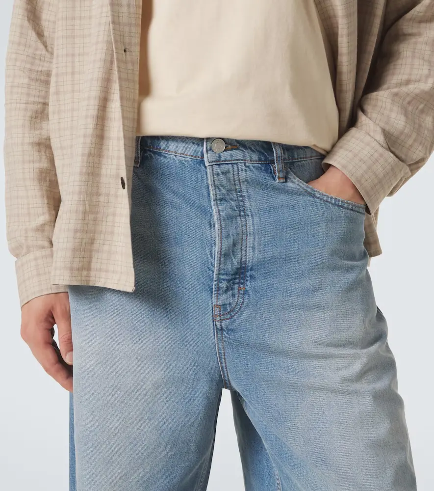 Frame DIstressed denim Bermuda shorts | Thumbnail 4