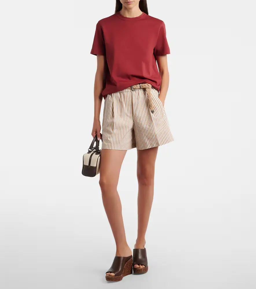Brunello Cucinelli Monili cotton jersey T-shirt | Thumbnail 4
