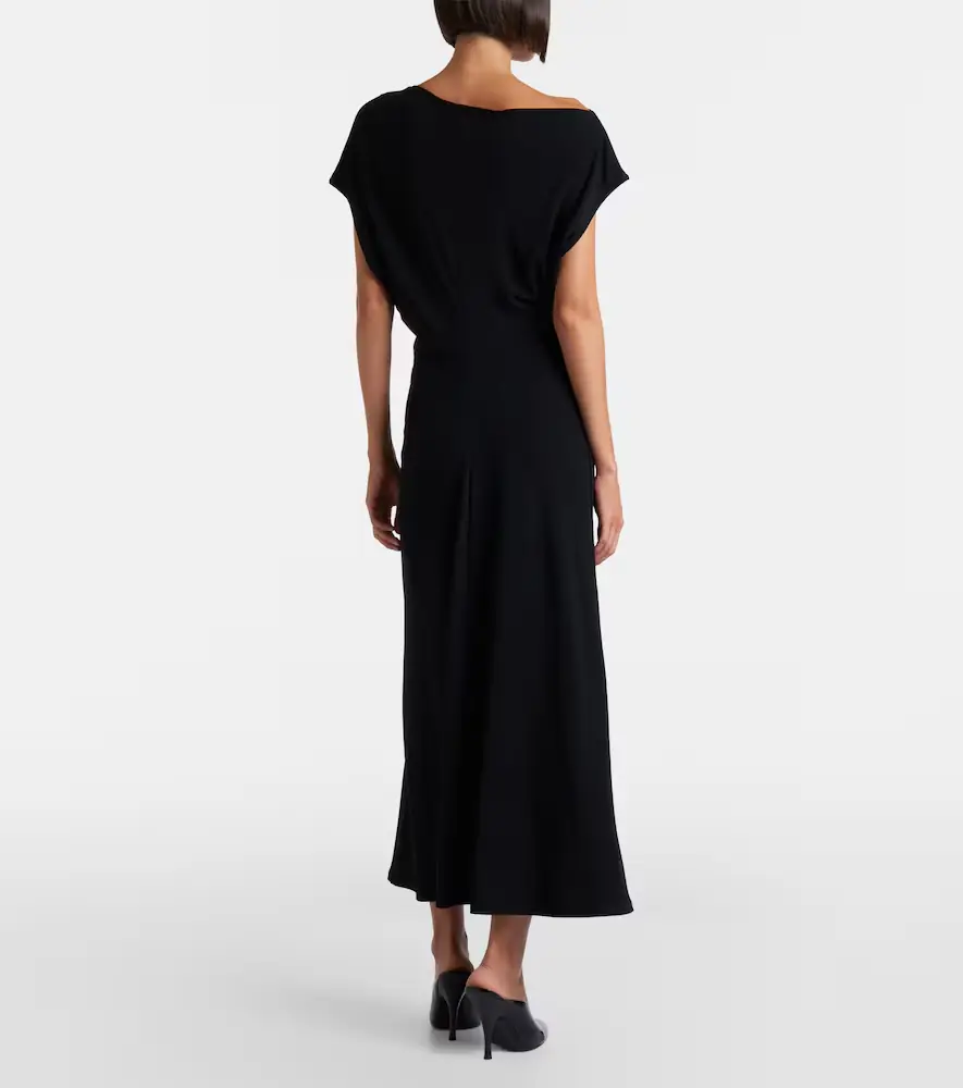 Vince Draped one-shoulder midi dress | Thumbnail 3