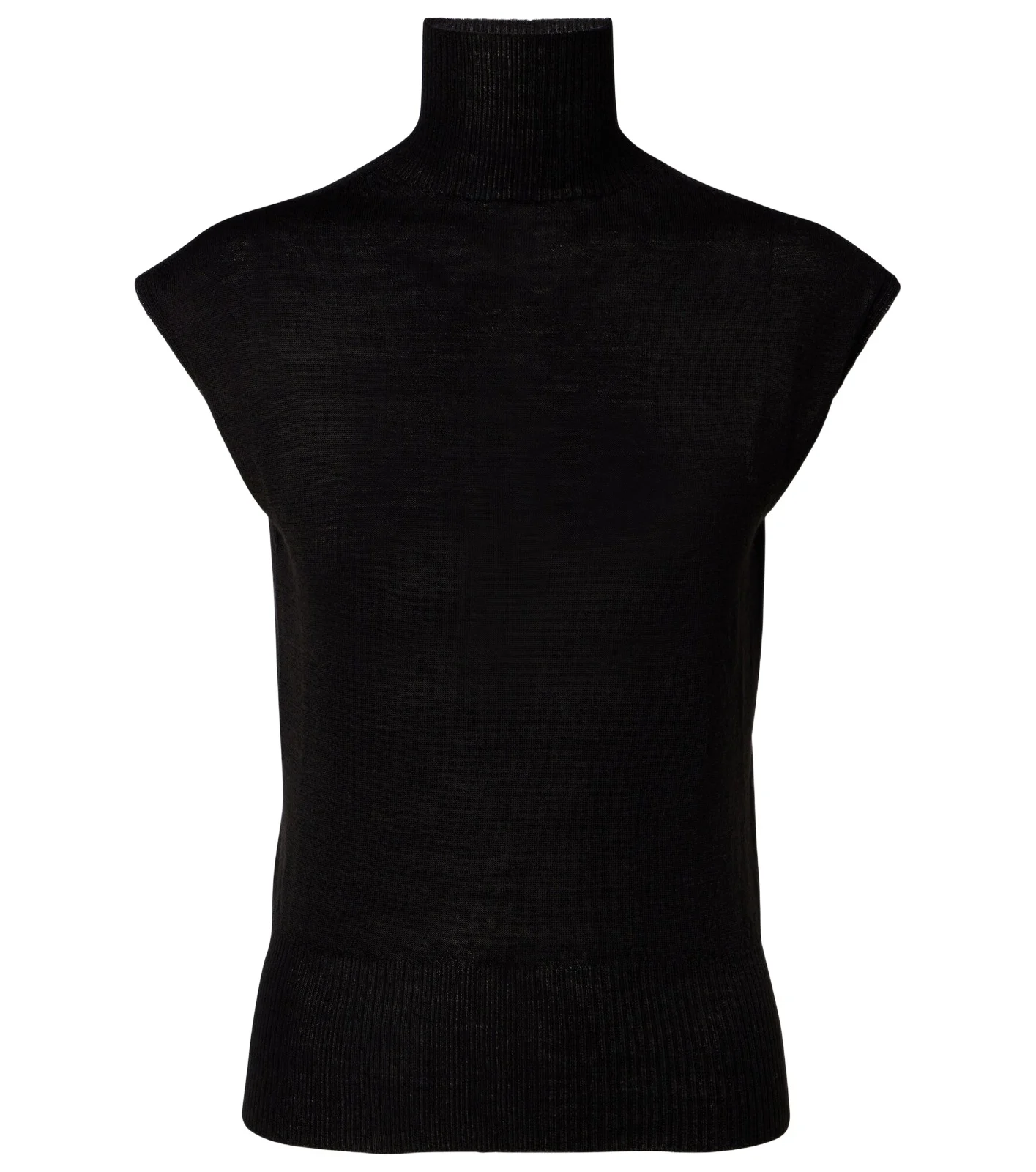 Virgin wool turtleneck top