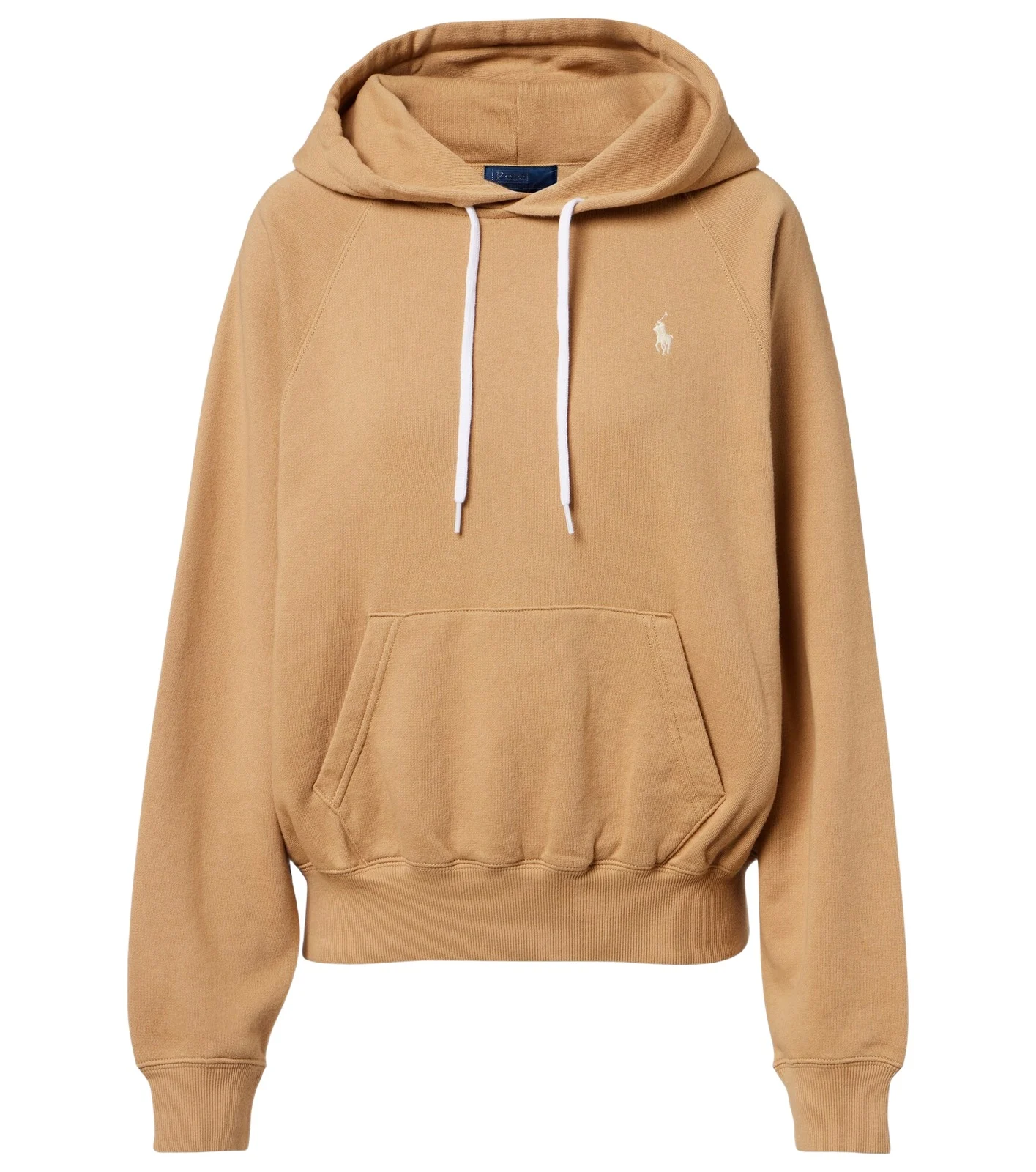 Cotton-blend jersey hoodie