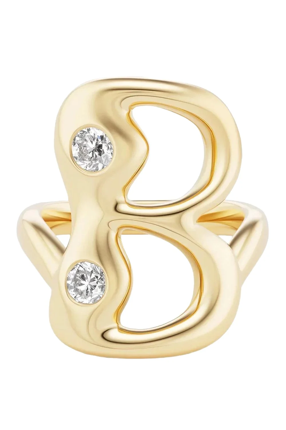 Diamond B Bubble Ring Diamond B Bubble Ring