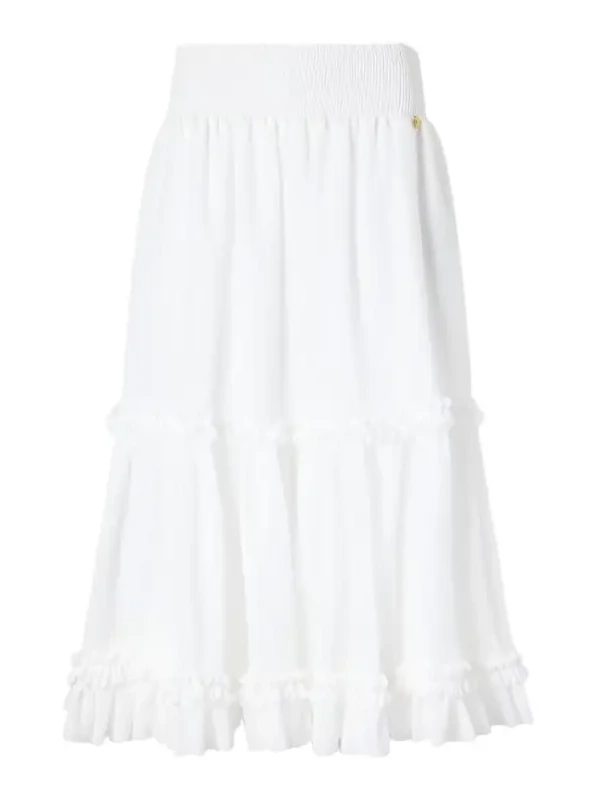 Ruffled Poplin Maxi Skirt Ruffled Poplin Maxi Skirt
