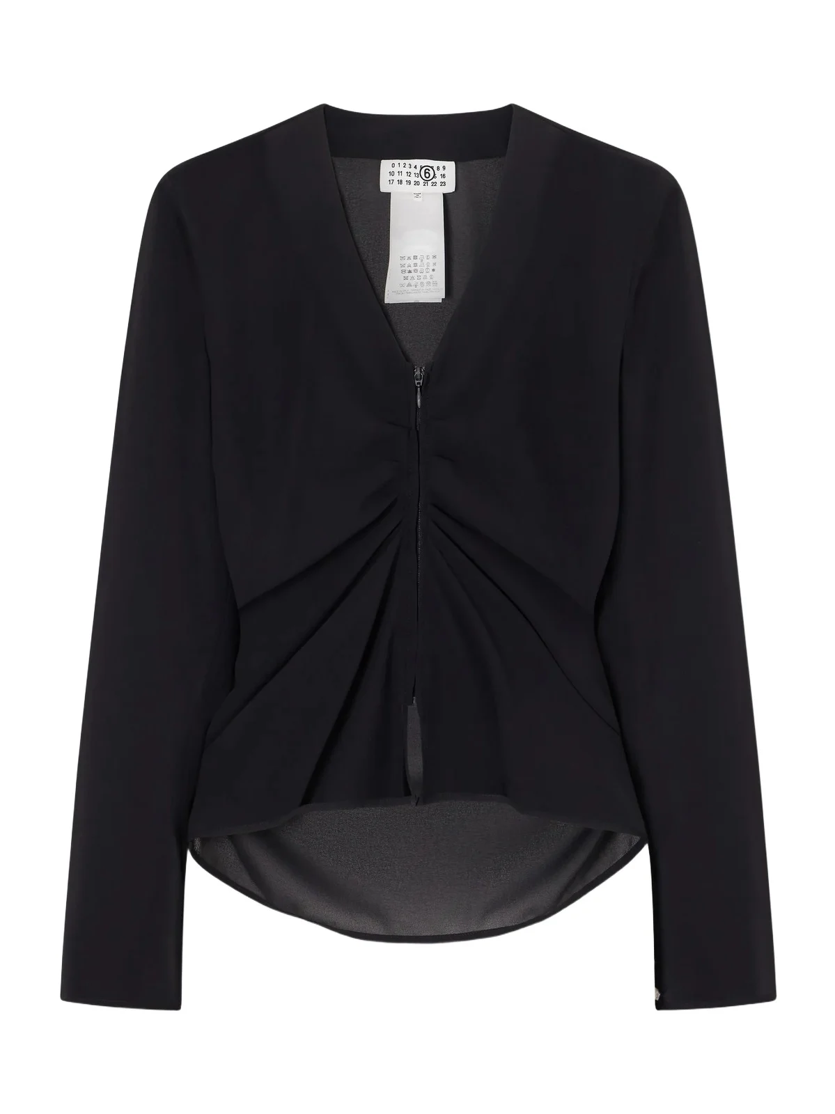 Jersey Zip-up Blouse Jersey Zip-up Blouse