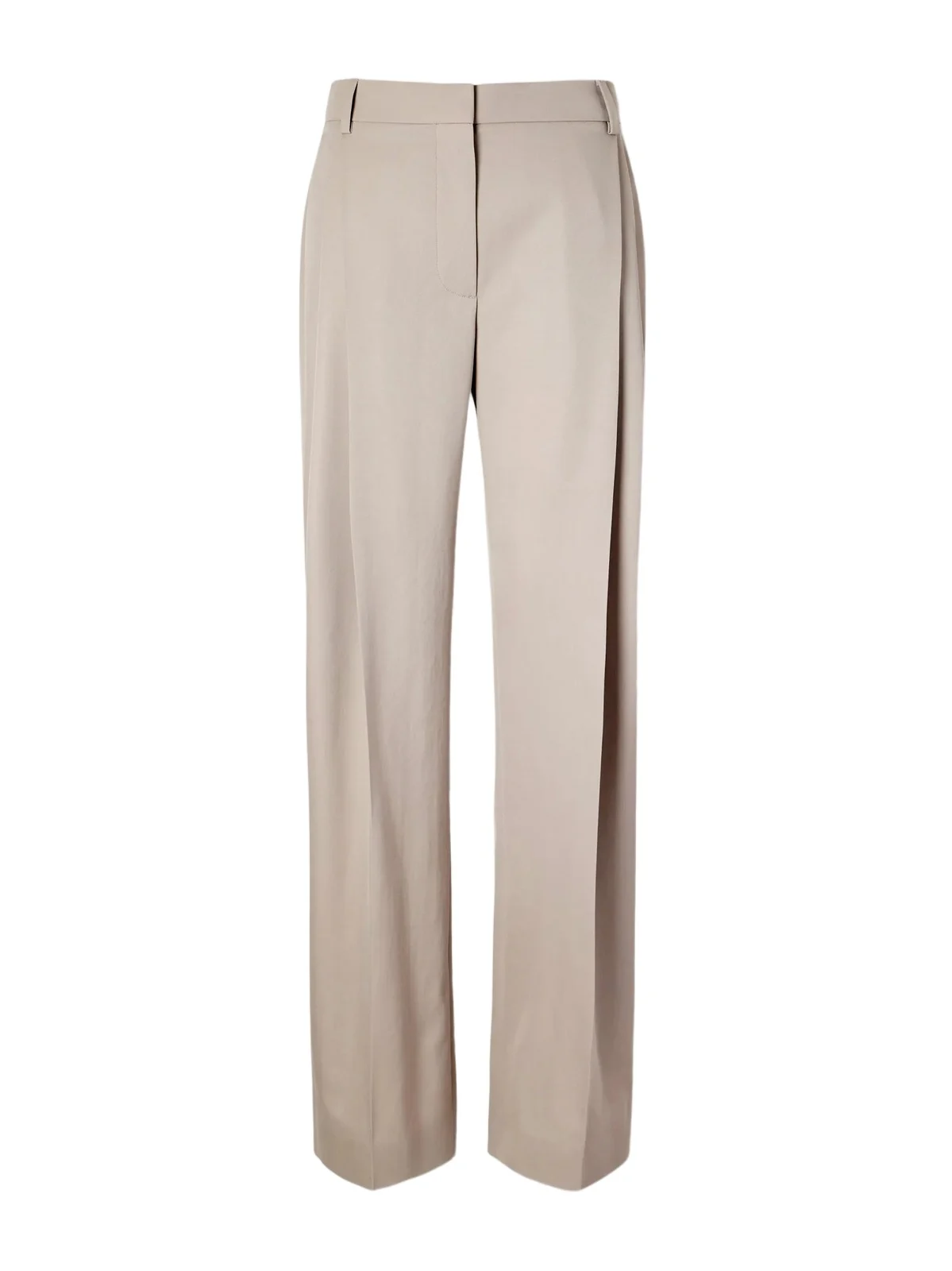 Pleated Wool-twill Straight-leg Pants Pleated Wool-twill Straight-leg Pants