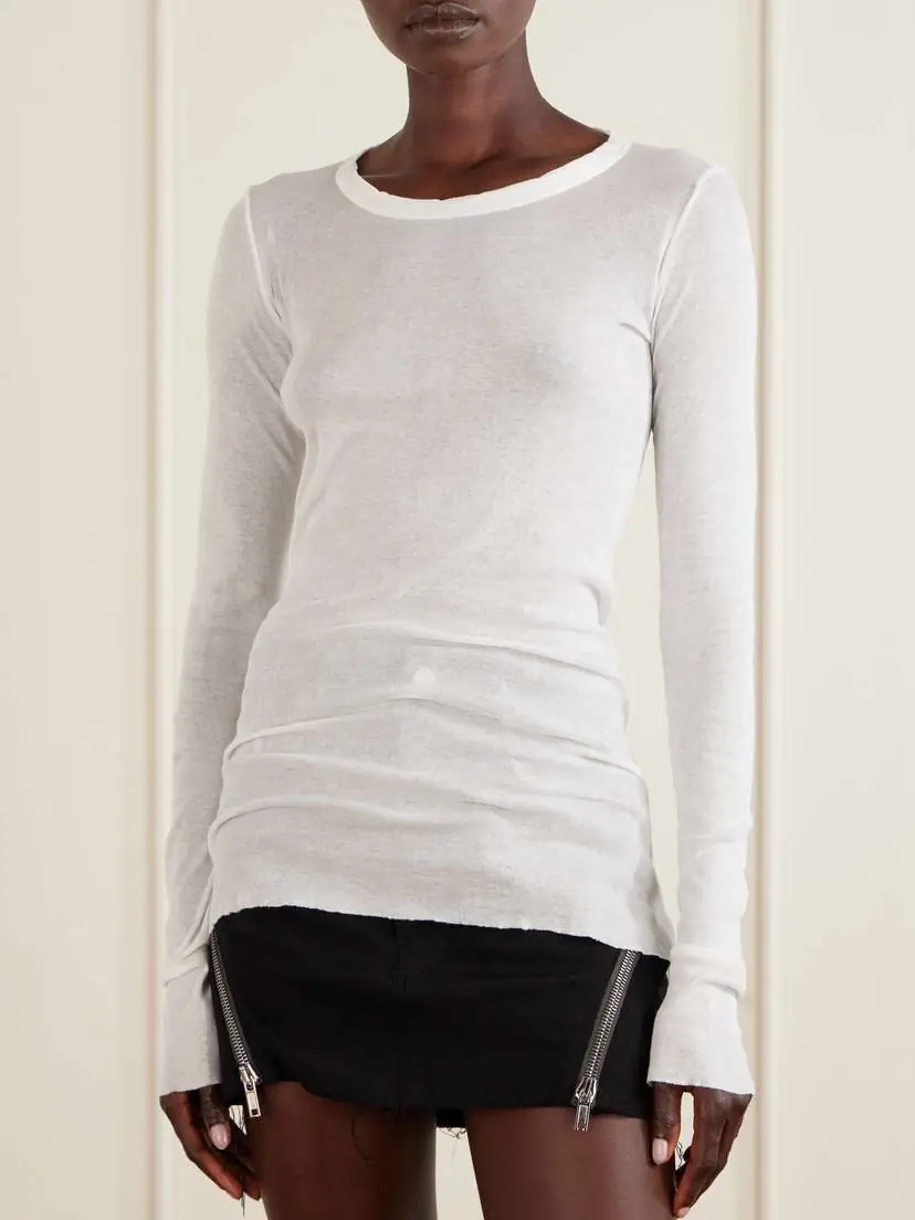 Rick Owens Cotton-jersey T-shirt | Thumbnail 3 Rick Owens Cotton-jersey T-shirt | Thumbnail 3