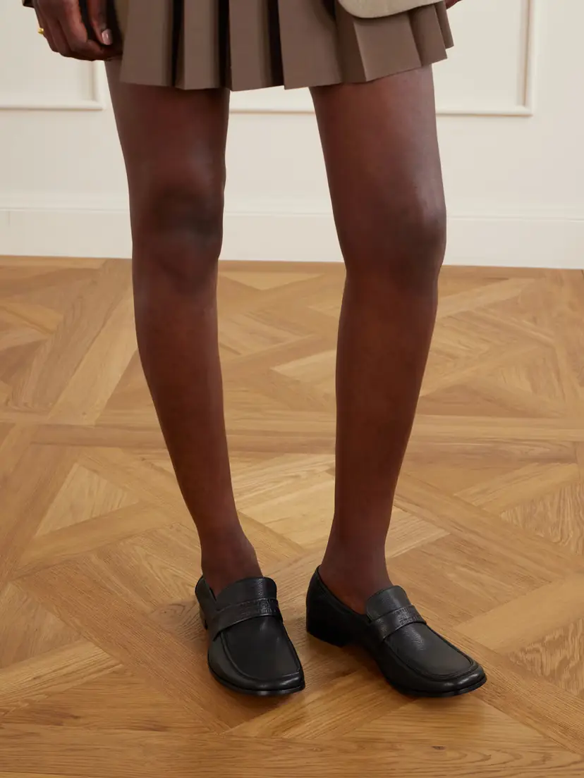 MM6 MAISON MARGIELA Leather Penny Loafers - Unknown | Thumbnail 2