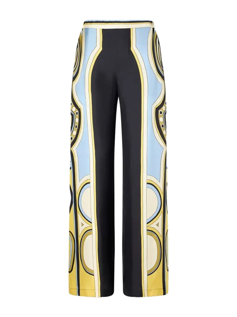 La DoubleJ Club Printed Silk-twill Wide-leg Pants | Image 1 La DoubleJ Club Printed Silk-twill Wide-leg Pants | Image 1
