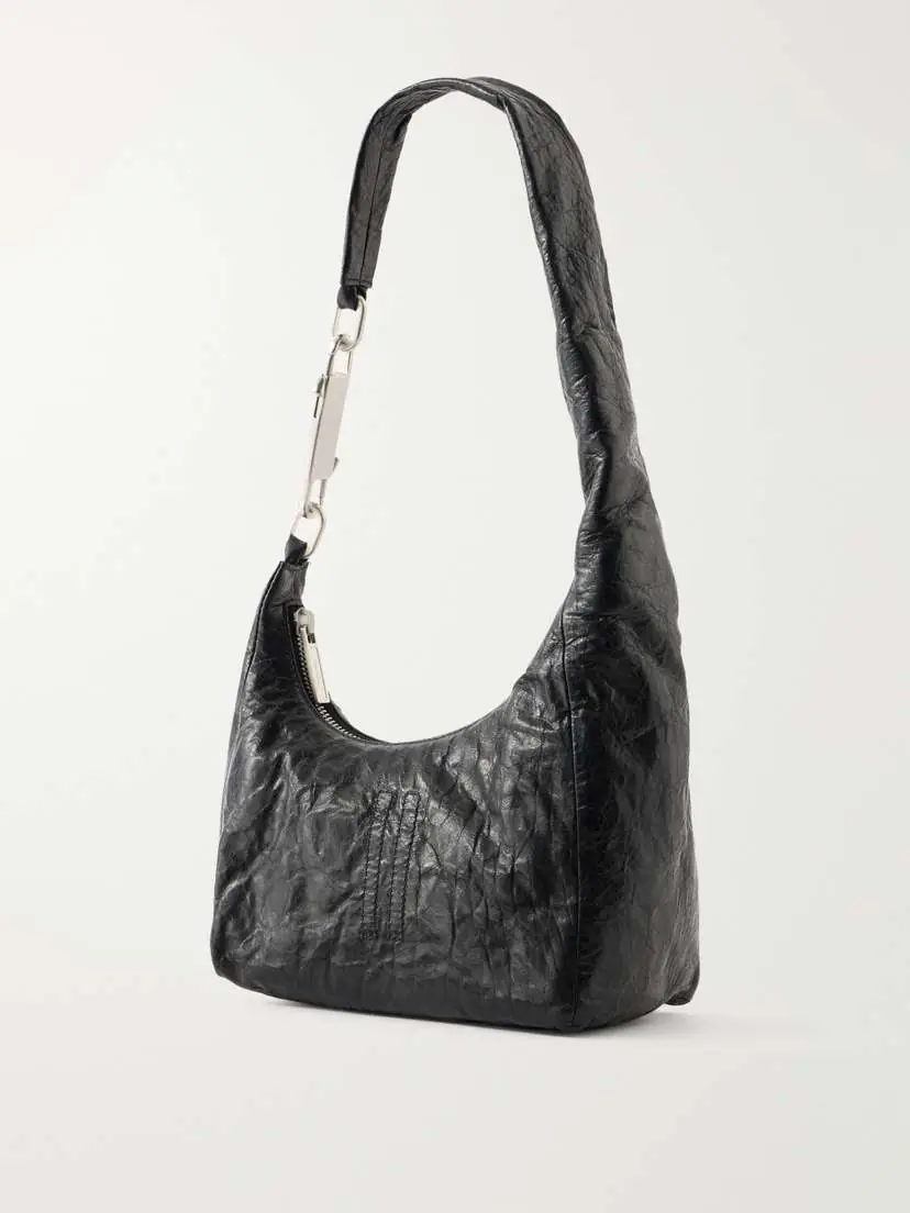 Rick Owens Disco Gemini Crinkled-leather Shoulder Bag | Thumbnail 4