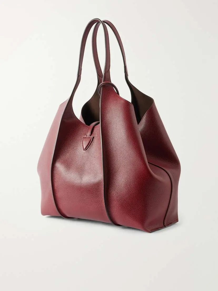 Tod's T Medium Textured-leather Shoulder Bag | Thumbnail 3 Tod's T Medium Textured-leather Shoulder Bag | Thumbnail 3