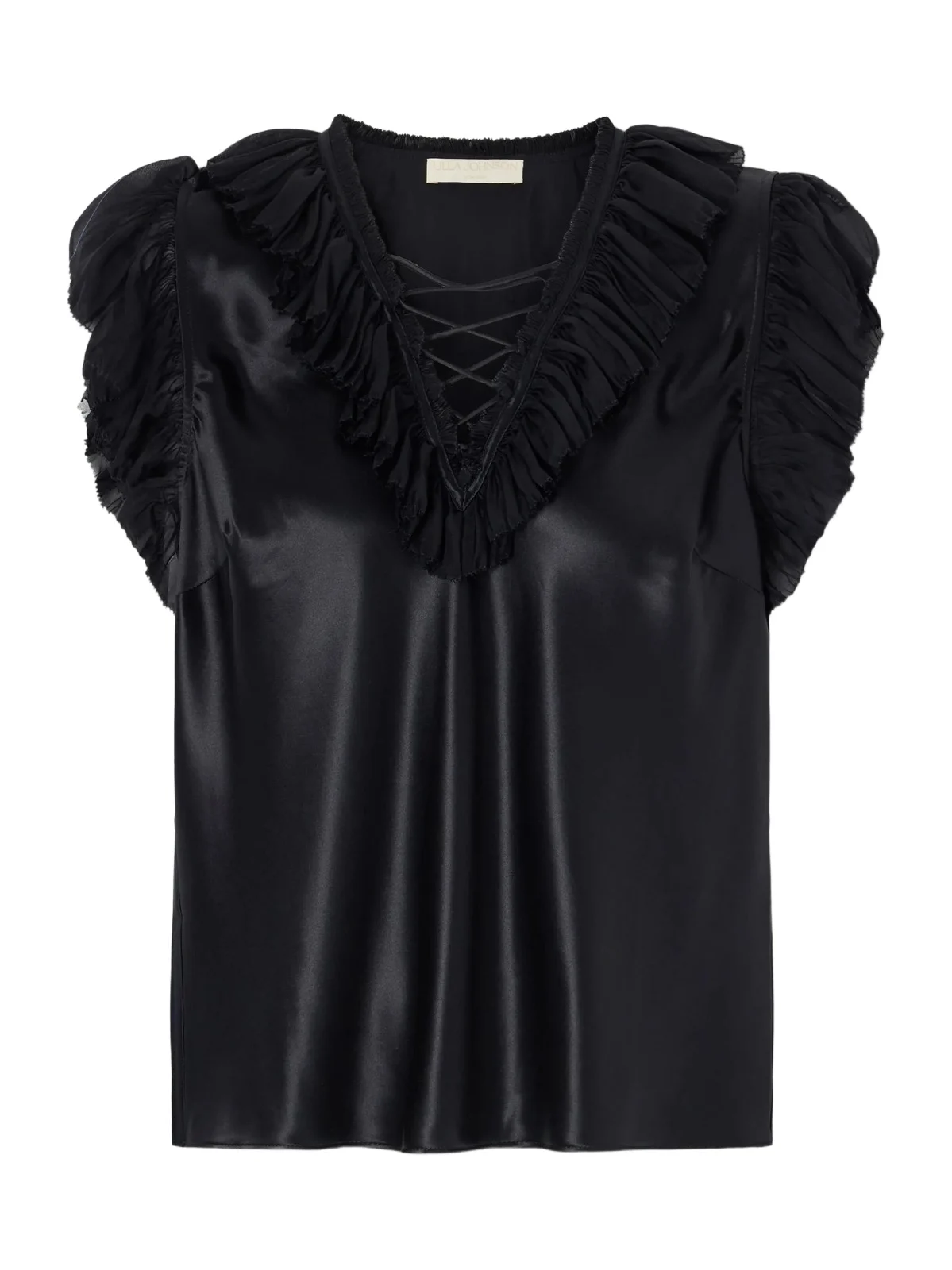 Ilyana Ruffled Silk Blouse Ilyana Ruffled Silk Blouse