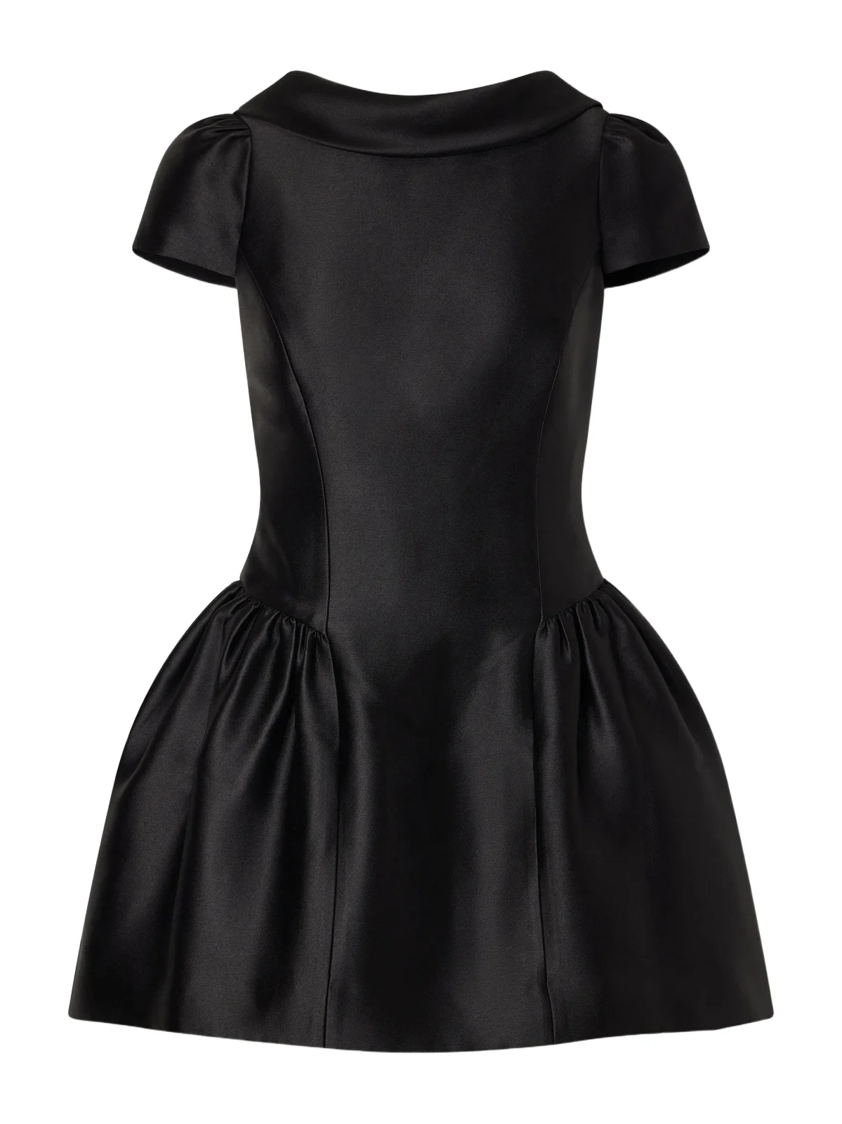 Gathered Taffeta Mini Dress Gathered Taffeta Mini Dress