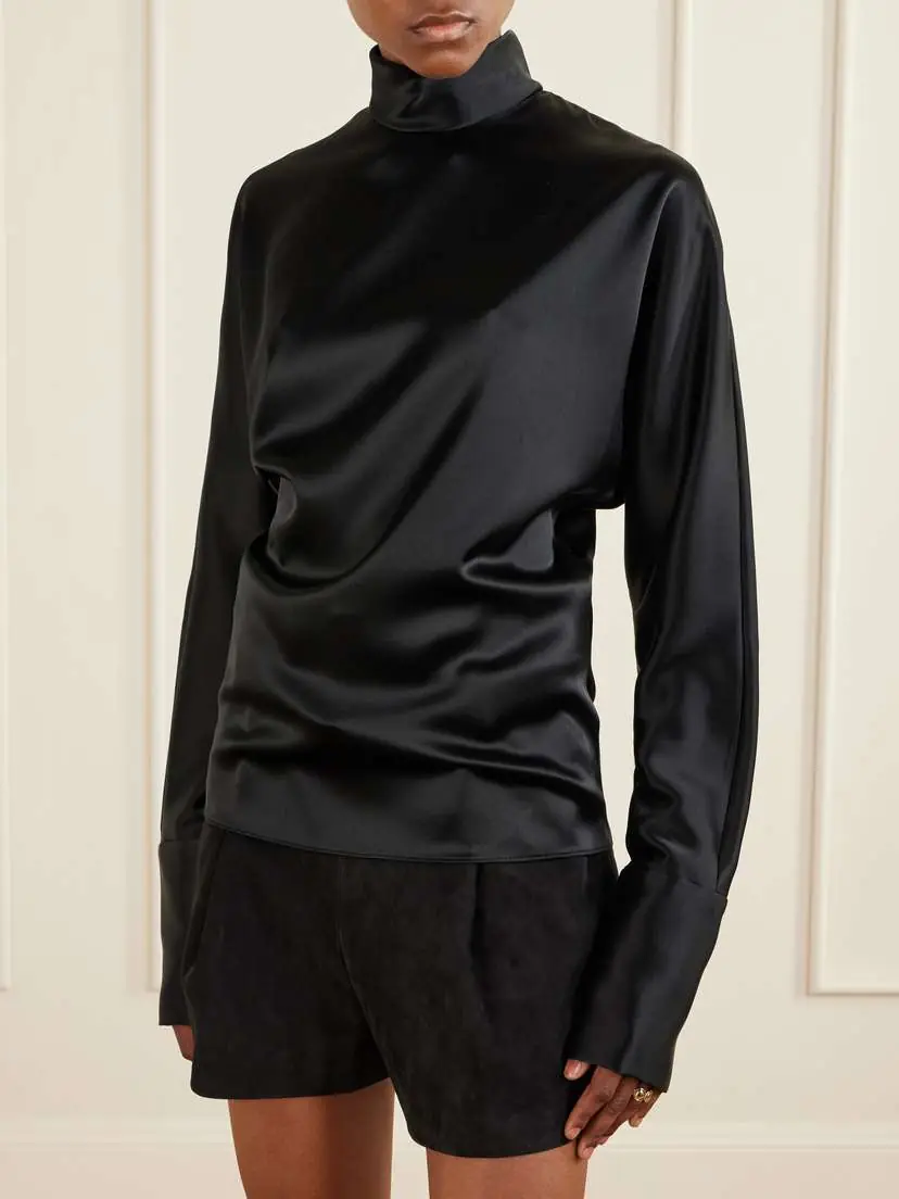 Galvan Phoenix Satin Shirt | Thumbnail 3 Galvan Phoenix Satin Shirt | Thumbnail 3