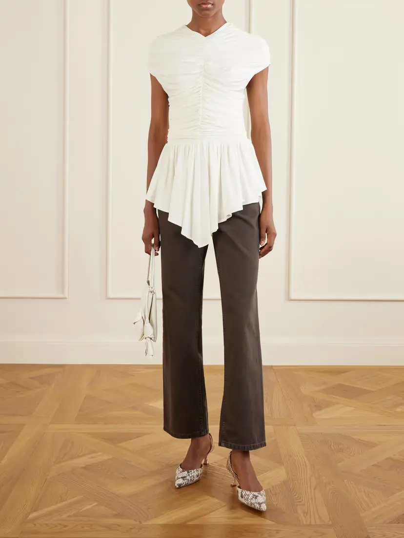 Magda Butrym Mid-rise Straight-leg Jeans | Thumbnail 2 Magda Butrym Mid-rise Straight-leg Jeans | Thumbnail 2