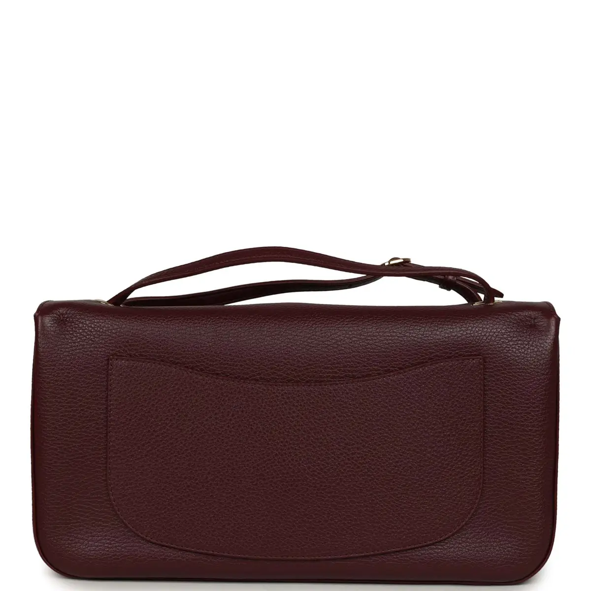 Chanel Chanel Maxi "Souplissimo" Small Flap Bag Burgundy Grained Calfskin Gold Hardware | Thumbnail 4 Chanel Chanel Maxi "Souplissimo" Small Flap Bag Burgundy Grained Calfskin Gold Hardware | Thumbnail 4