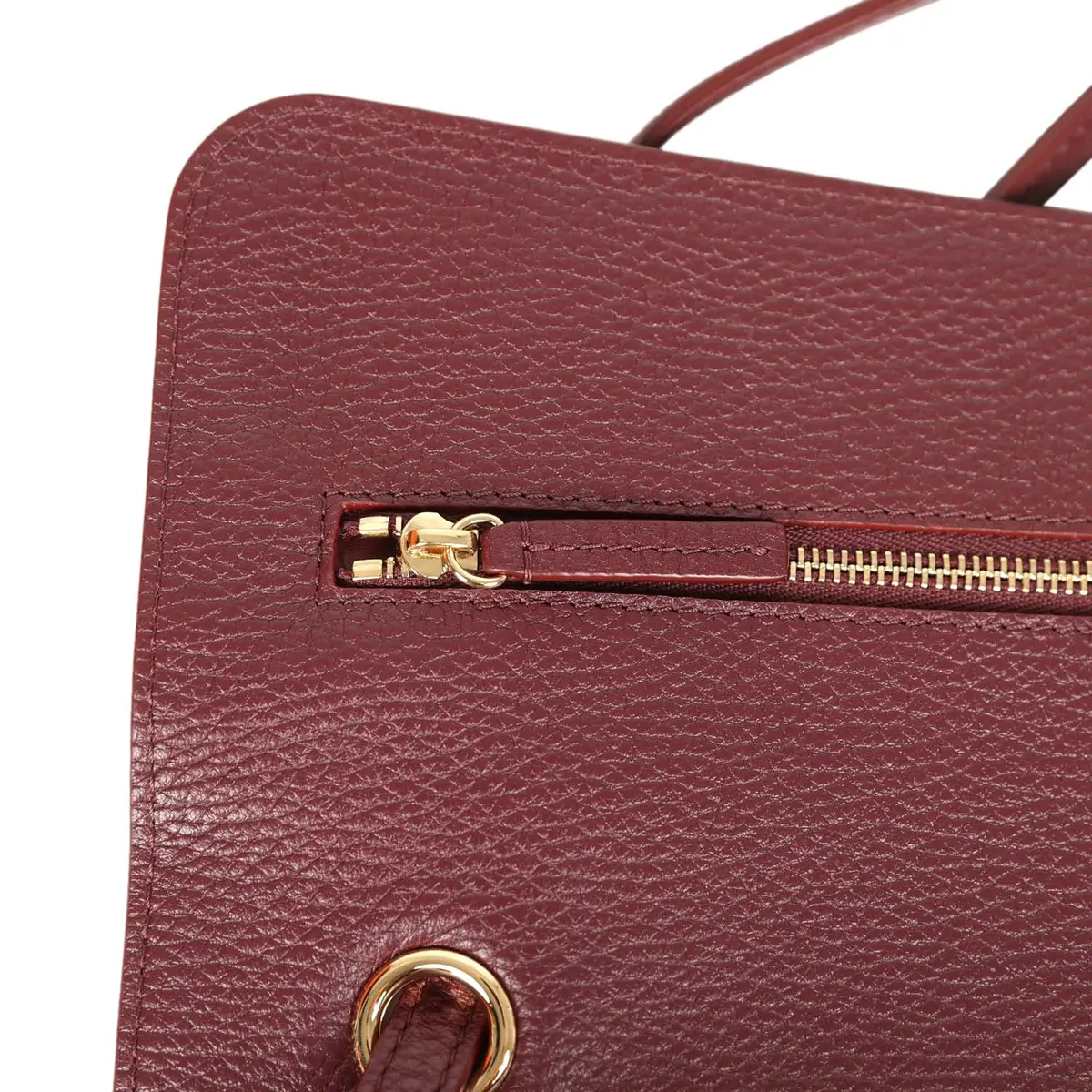 Chanel Chanel Maxi "Souplissimo" Small Flap Bag Burgundy Grained Calfskin Gold Hardware | Thumbnail 9 Chanel Chanel Maxi "Souplissimo" Small Flap Bag Burgundy Grained Calfskin Gold Hardware | Thumbnail 9