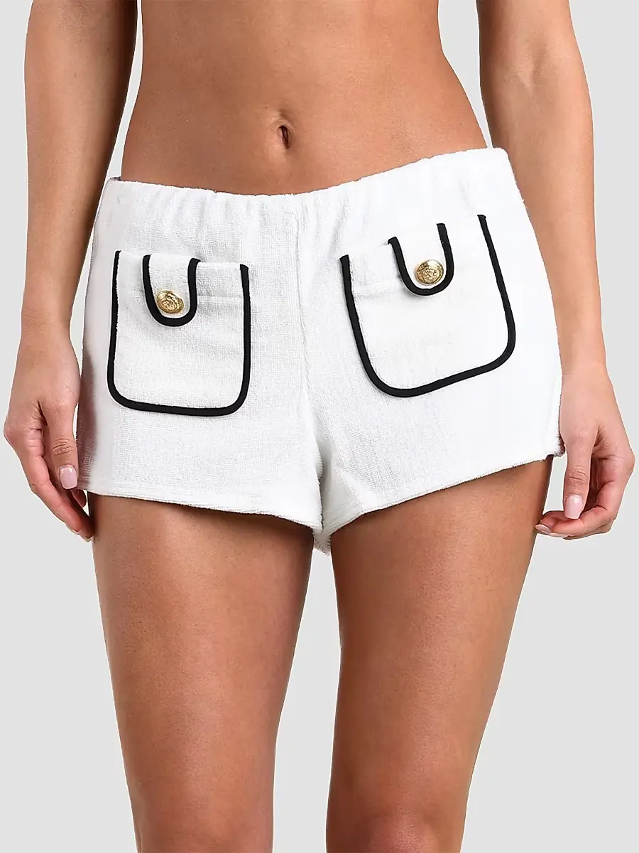L'Agence Women's Fine Line Amiya Shorts | Thumbnail 4 L'Agence Women's Fine Line Amiya Shorts | Thumbnail 4