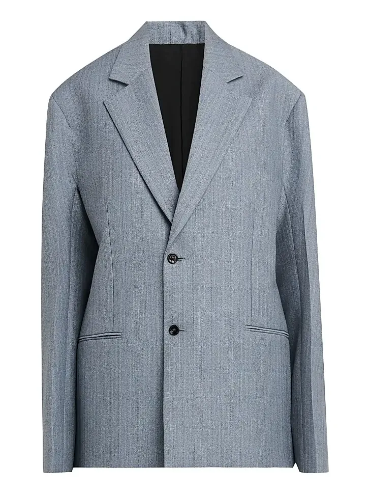 Bottega Veneta Women's Striped Wool-Mohair Single-Breasted Jacket