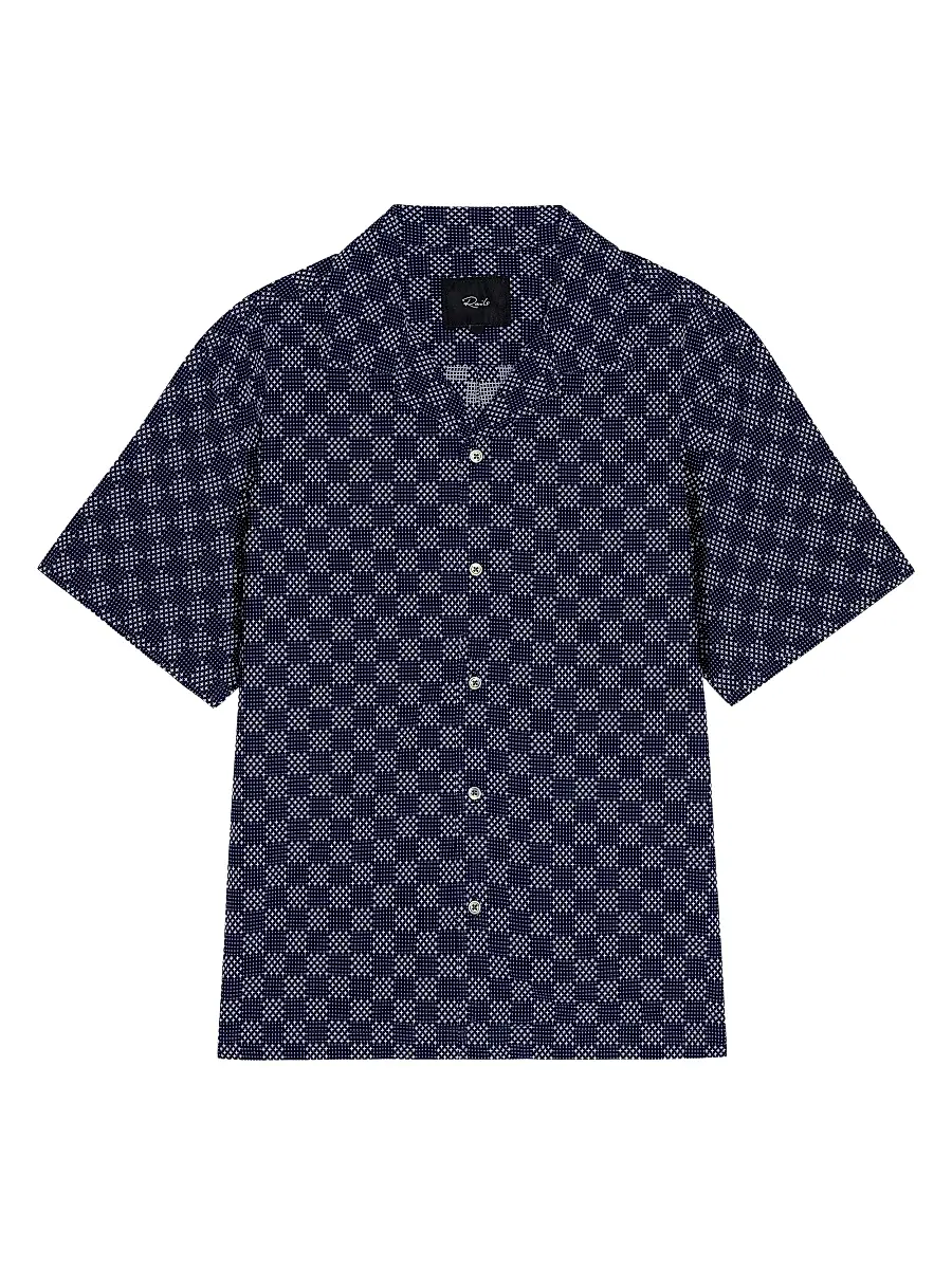 RAILS Men's Kin Check Cotton Camp Shirt | Image 1 RAILS Men's Kin Check Cotton Camp Shirt | Image 1
