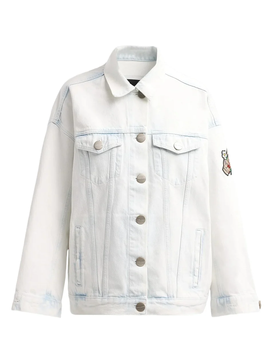 Women's Oversized Denim Trucker Jacket