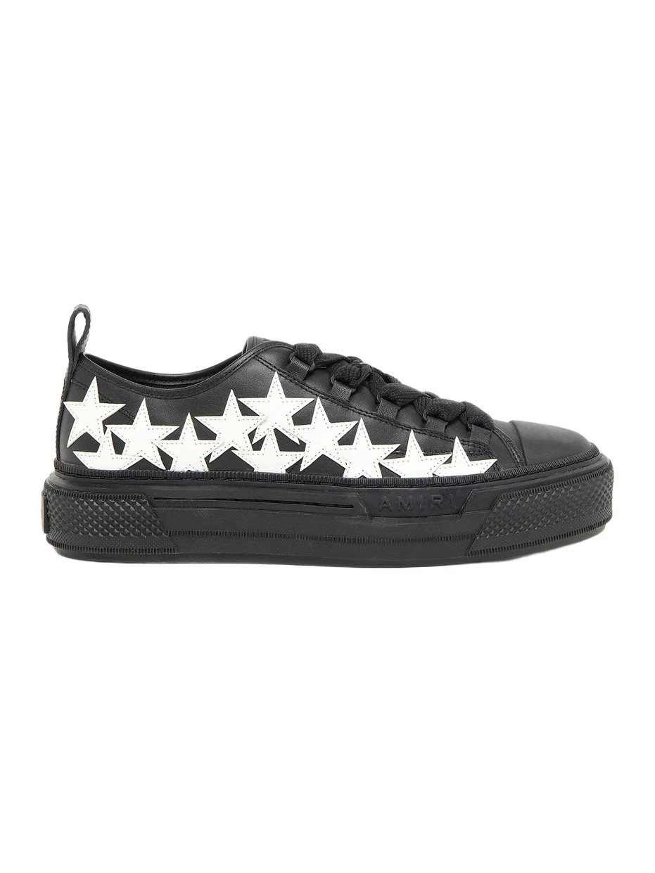 Men's Stars Court Leather Low-Top Sneakers Men's Stars Court Leather Low-Top Sneakers