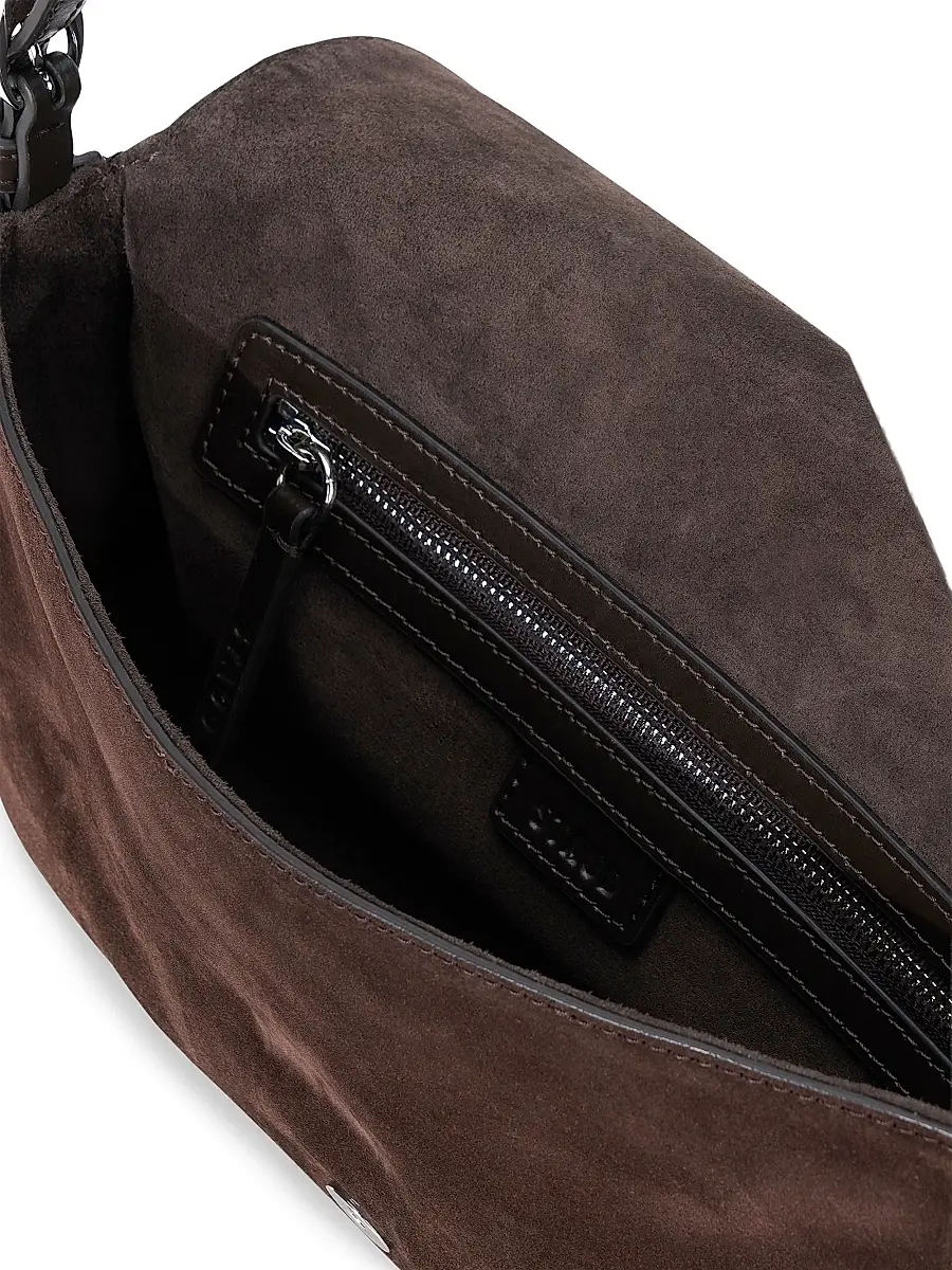 Staud Women's Harlow Suede Shoulder Bag | Thumbnail 3 Staud Women's Harlow Suede Shoulder Bag | Thumbnail 3