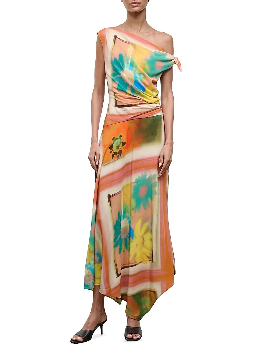 Staud Women's Portia Off-The-Shoulder Maxi Dress | Thumbnail 2