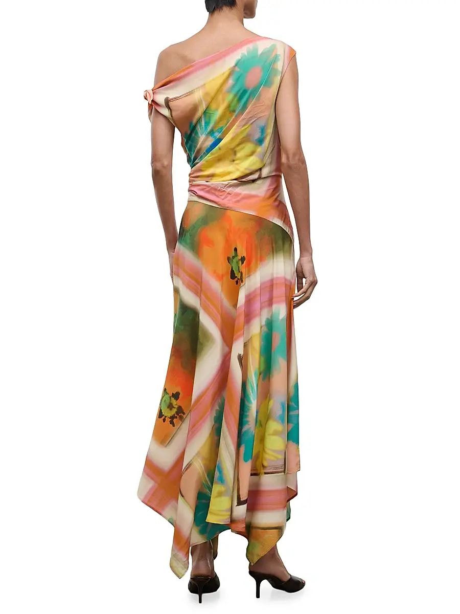 Staud Women's Portia Off-The-Shoulder Maxi Dress | Thumbnail 4