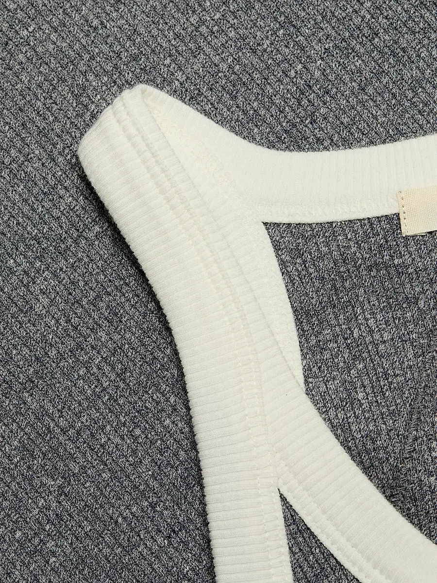 rag & bone Women's The Essential Rib-Knit Cotton-Blend Tank | Thumbnail 7
