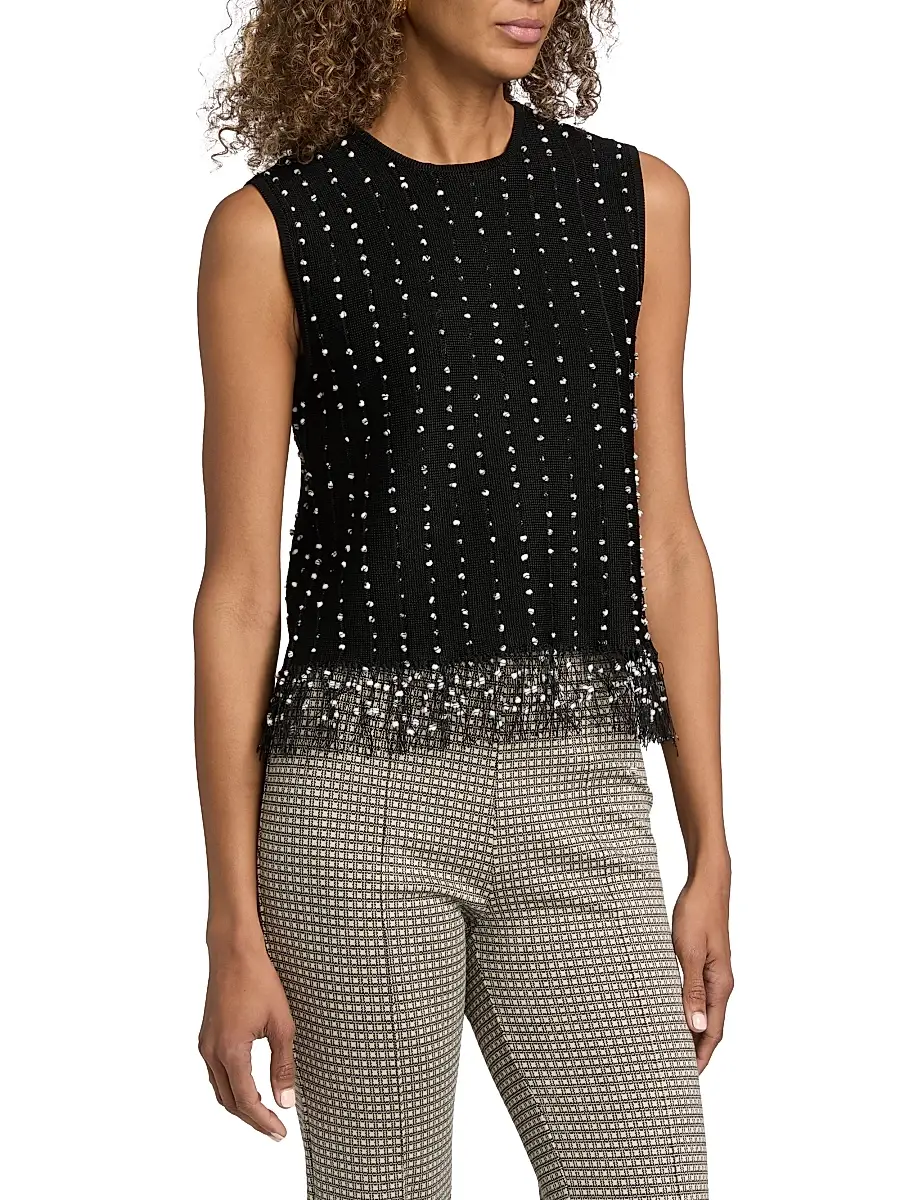 rag & bone Women's James Crochet Fringe Tank | Thumbnail 4 rag & bone Women's James Crochet Fringe Tank | Thumbnail 4