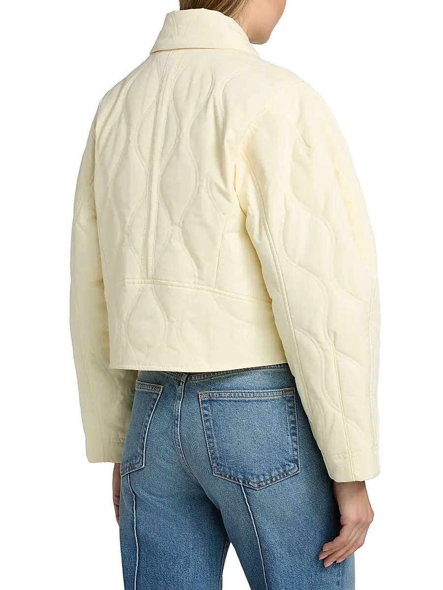 Ulla Johnson Women's Leonie Quilted Suede Jacket | Thumbnail 5 Ulla Johnson Women's Leonie Quilted Suede Jacket | Thumbnail 5