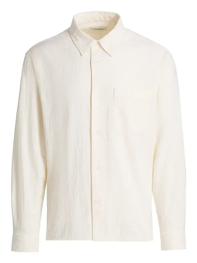 Men's Textured Cotton Shirt Men's Textured Cotton Shirt