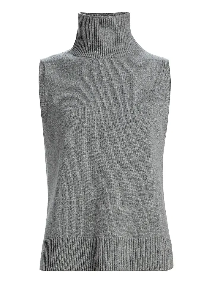 Women's The Bruno Sleeveless Wool-Cashmere Vest Women's The Bruno Sleeveless Wool-Cashmere Vest
