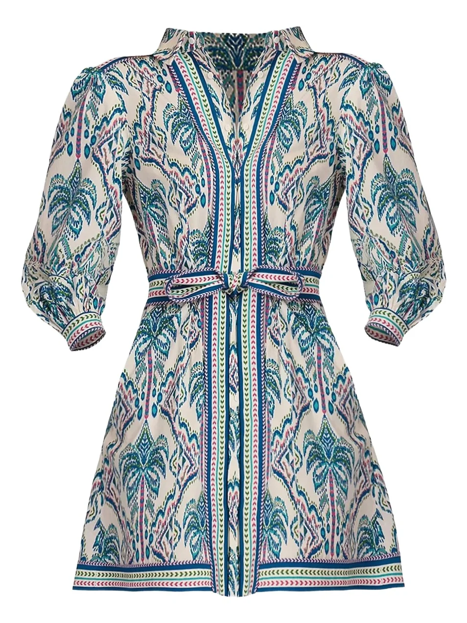Women's Vesey Tapestry Print Mini Shirtdress Women's Vesey Tapestry Print Mini Shirtdress