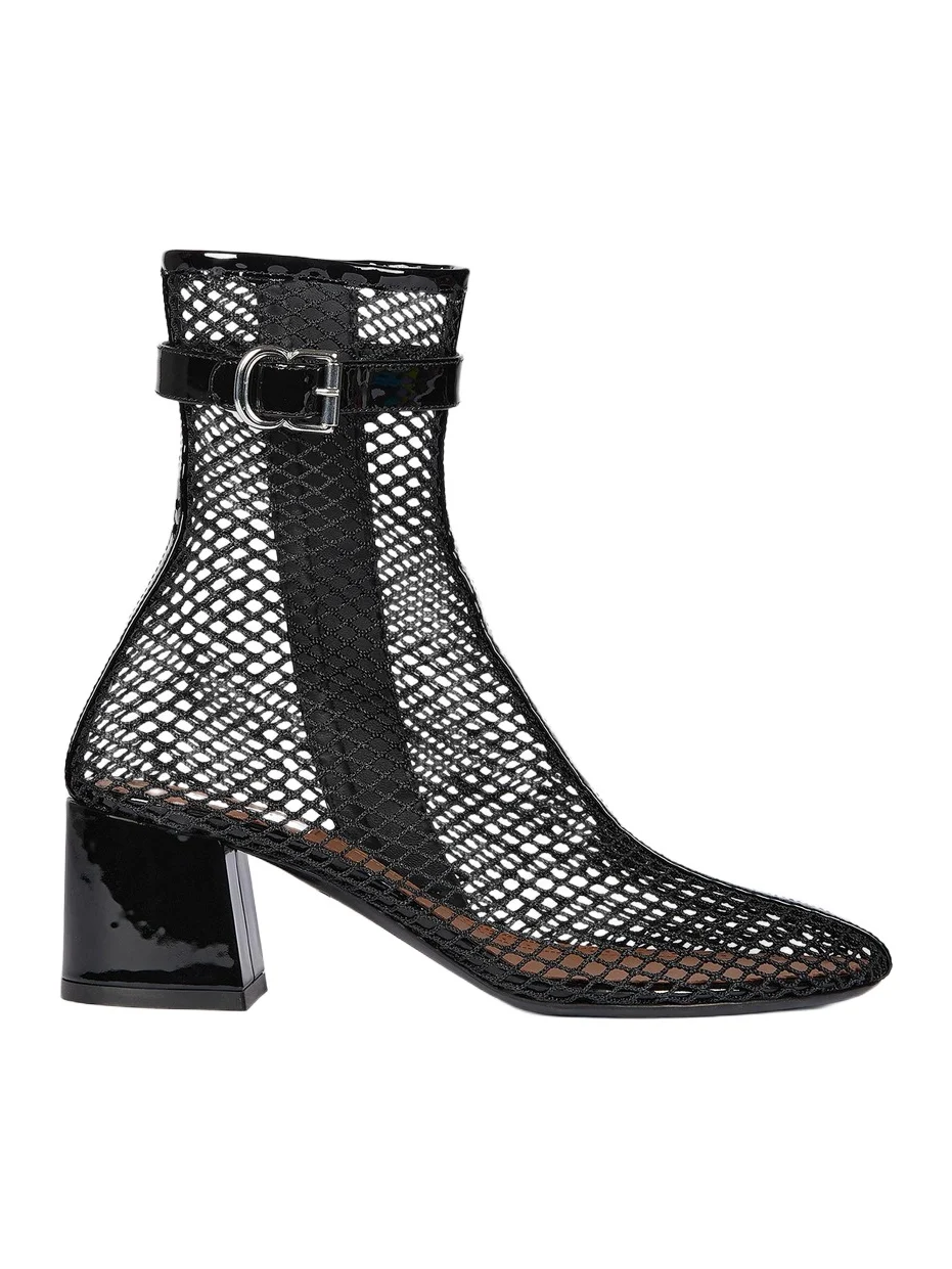 Women's 55MM Fishnet Ankle Booties Women's 55MM Fishnet Ankle Booties