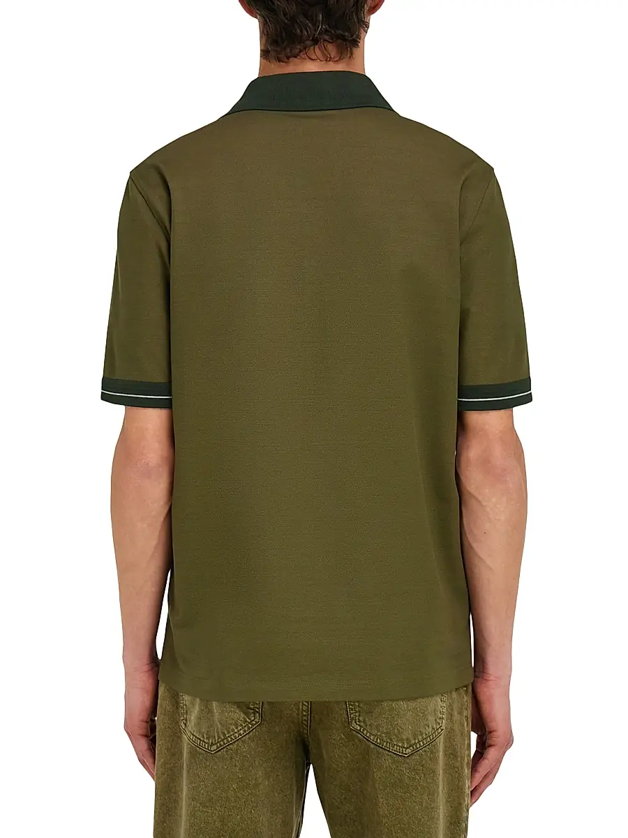 Ferragamo Men's Short-Sleeve Cotton Polo Shirt | Thumbnail 3 Ferragamo Men's Short-Sleeve Cotton Polo Shirt | Thumbnail 3