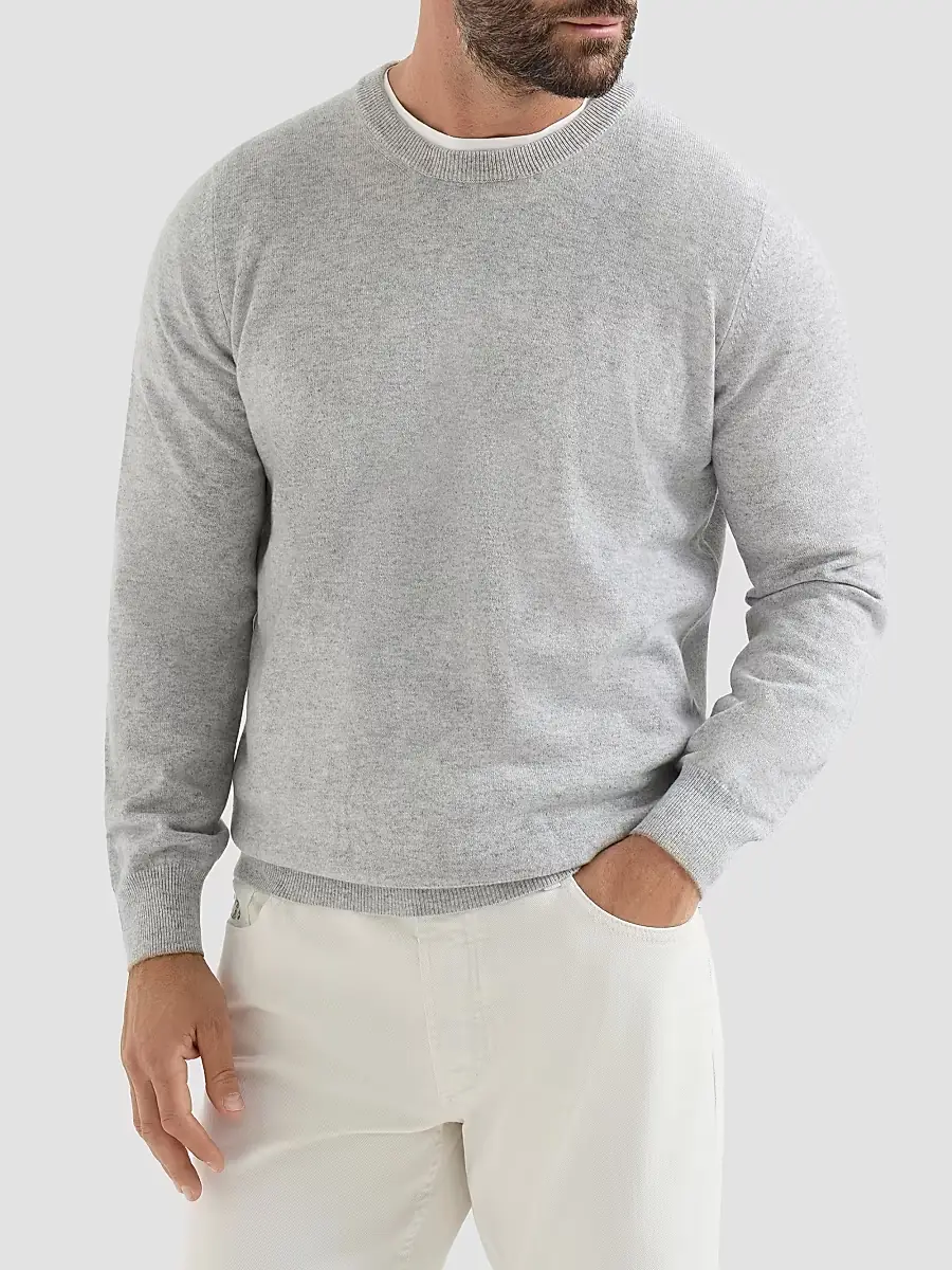 Brunello Cucinelli Men's Cashmere Sweater | Thumbnail 3