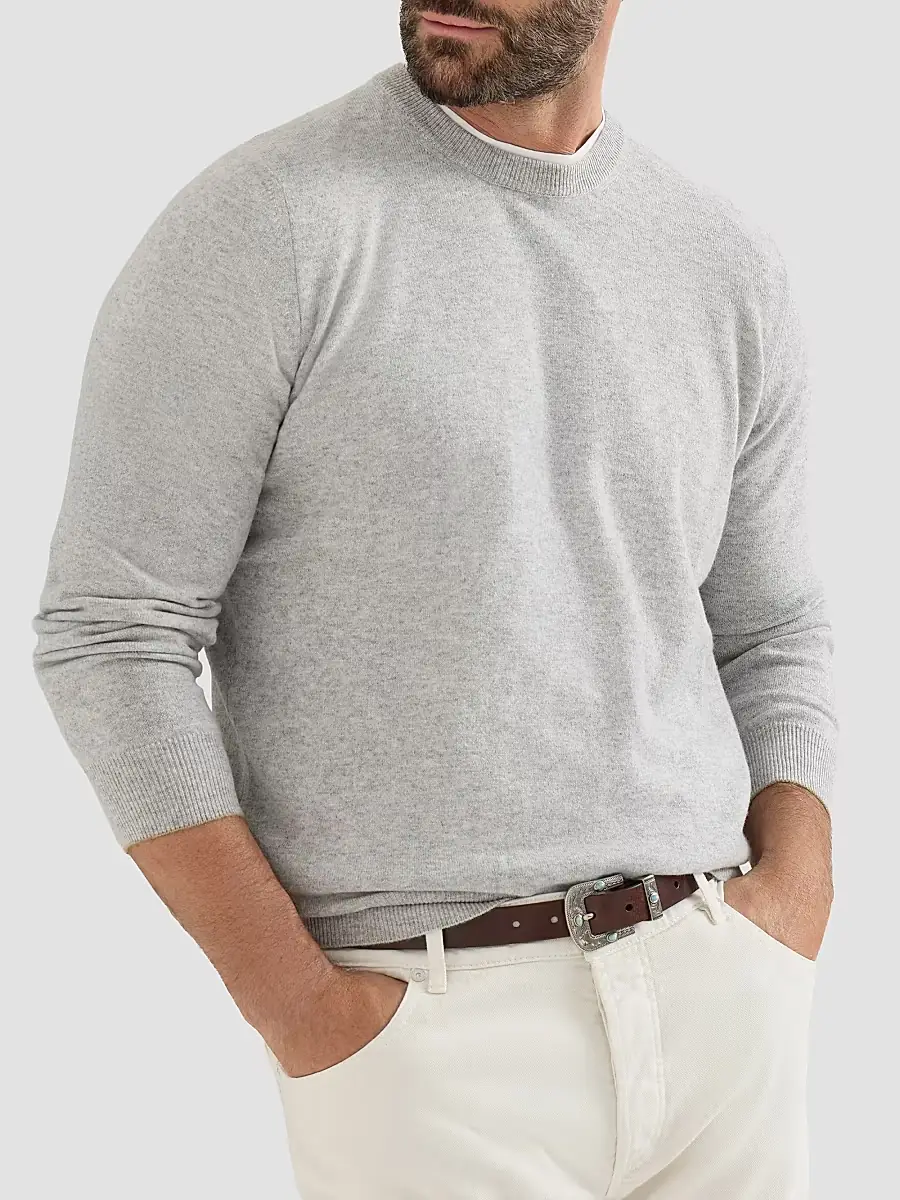 Brunello Cucinelli Men's Cashmere Sweater | Thumbnail 5