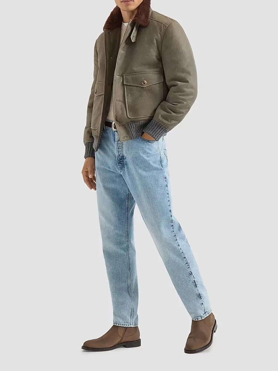 Brunello Cucinelli Men's Cashmere English Rib Sweater | Thumbnail 2 Brunello Cucinelli Men's Cashmere English Rib Sweater | Thumbnail 2