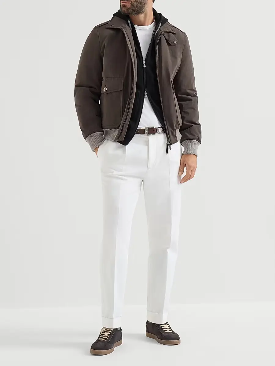 Brunello Cucinelli Men's Cashmere Sweatshirt-Style Cardigan with Hood - Black | Thumbnail 6 Brunello Cucinelli Men's Cashmere Sweatshirt-Style Cardigan with Hood - Black | Thumbnail 6
