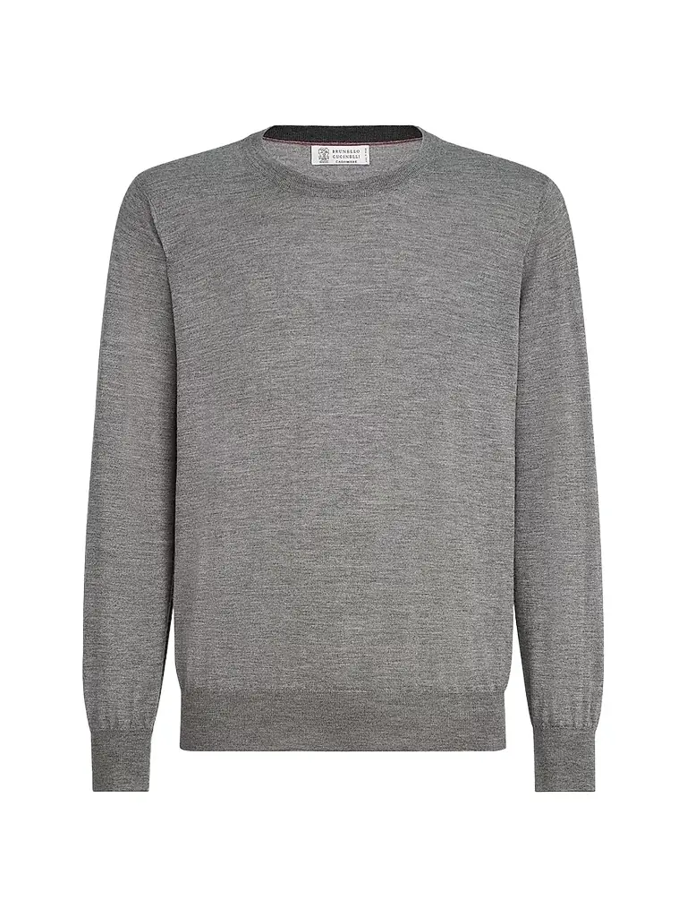 Brunello Cucinelli Men's Cashmere and Silk Lightweight Sweater
