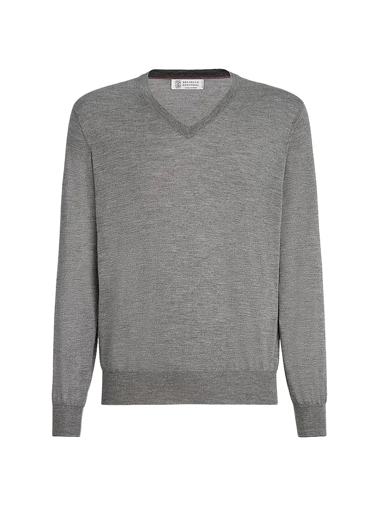 Brunello Cucinelli Men's Cashmere and Silk Lightweight Sweater