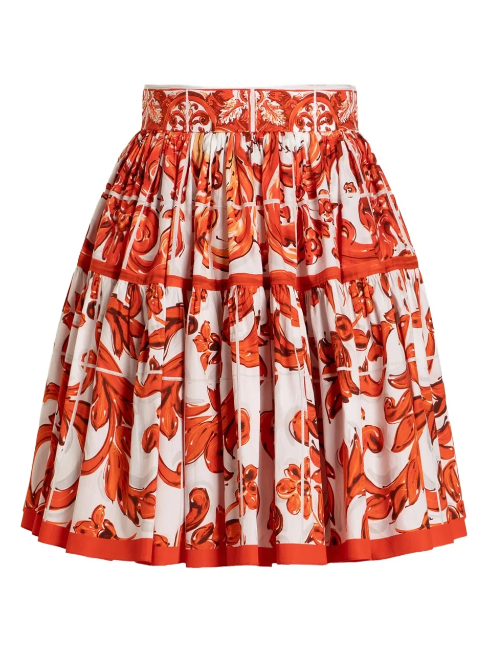 Women's Maiolica Cotton Mini Skirt Women's Maiolica Cotton Mini Skirt