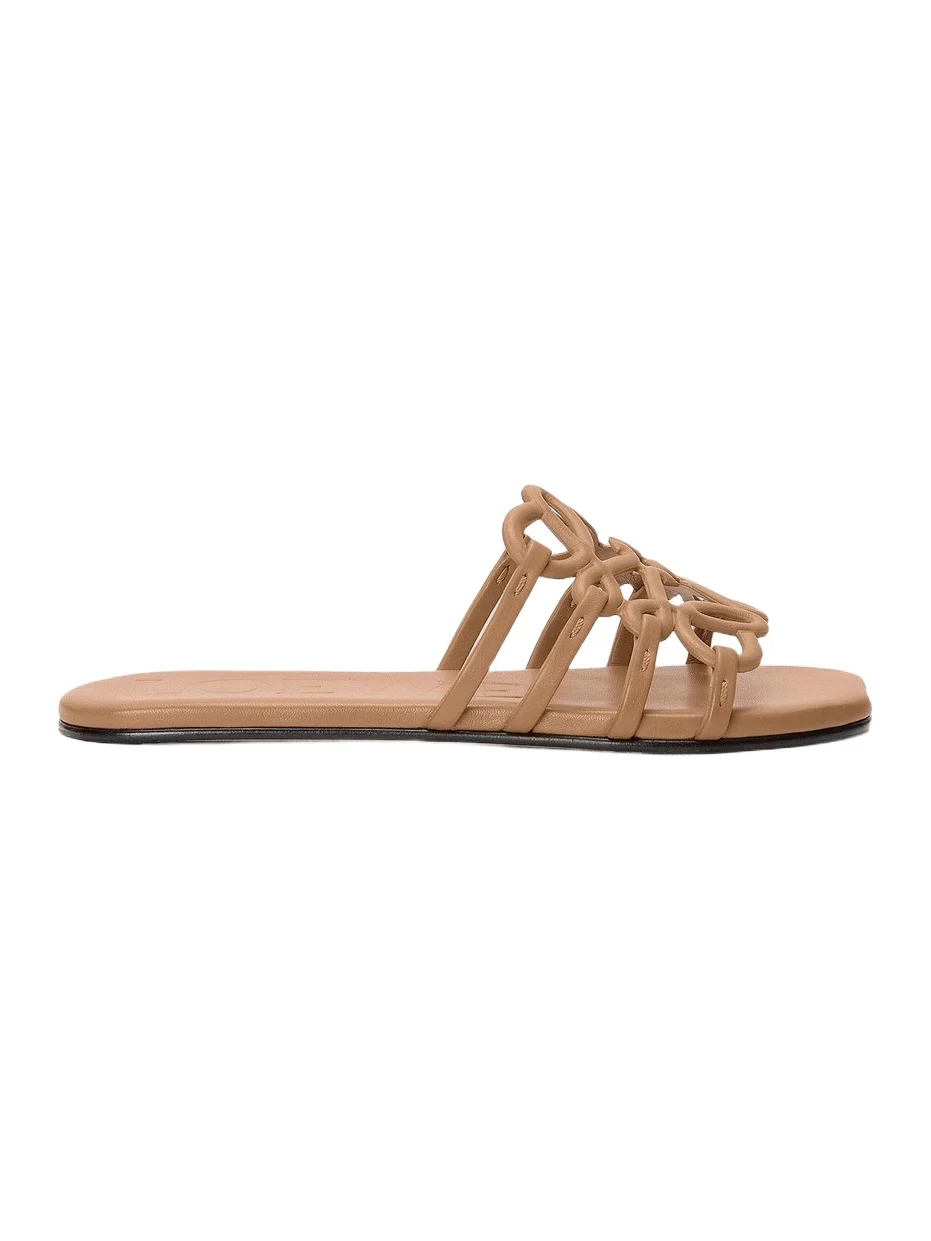 Women's x Paula's Ibiza Petal Anagram Leather Slides Women's x Paula's Ibiza Petal Anagram Leather Slides