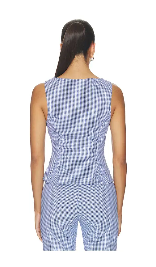 MORE TO COME Drea Peplum Top | Thumbnail 3