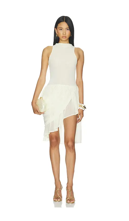 LOBA Maureen Draped Midi Dress | Image 1 LOBA Maureen Draped Midi Dress | Image 1