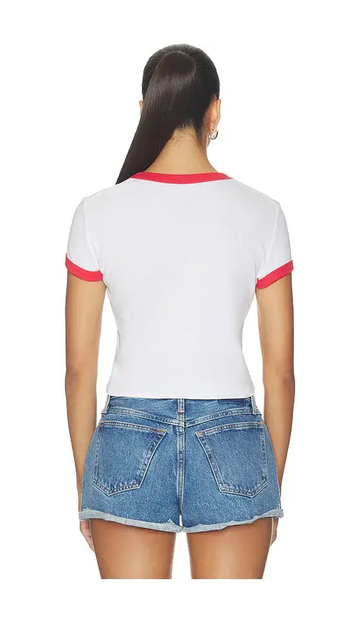 Junk Food Budweiser Ringer Baby Tee | Thumbnail 3 Junk Food Budweiser Ringer Baby Tee | Thumbnail 3